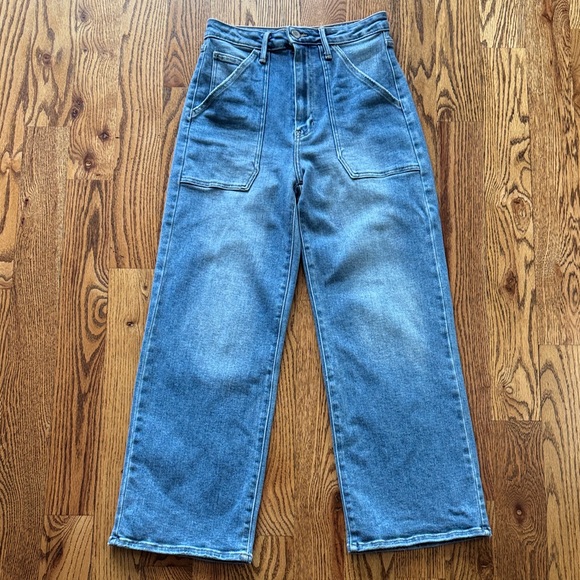 Just Black Patch Pocket Wide Leg Jeans - Picture 2 of 6